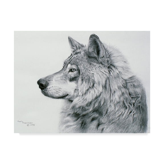 Trademark Fine Art 'Lanus Lupis' Canvas Art by Rusty Frentner