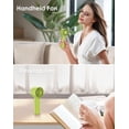 thumbnail image 6 of AiYchen Handheld Fan, 3-Speed, USB-C Rechargeable, Enhanced Airflow, Portable Pocket Fan, Green, 6 of 7