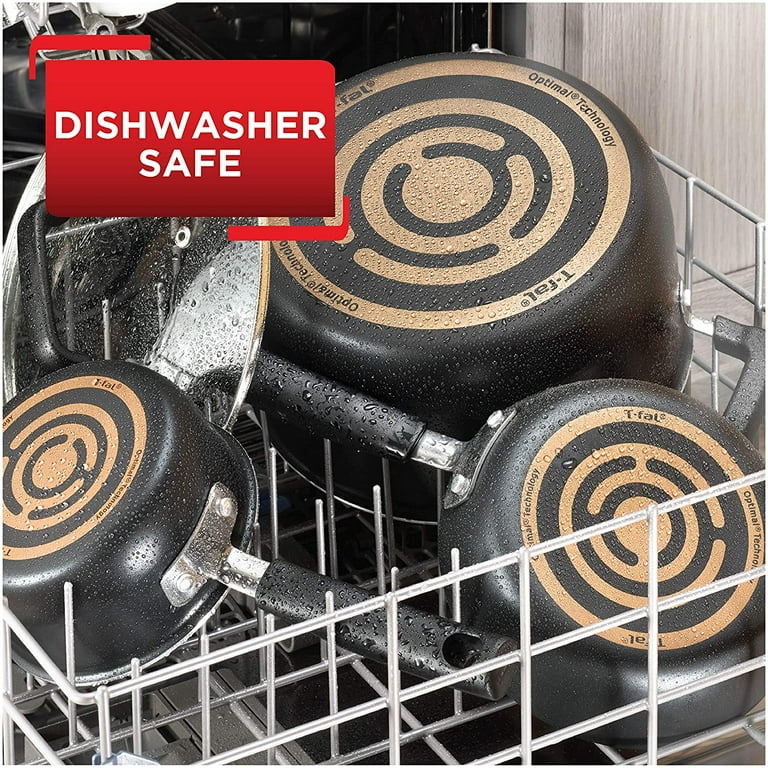 T-fal Signature Nonstick Dishwasher Safe Cookware Set, 12-Piece