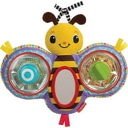 Infantino Squeak & Peak Bumble Bee Mirror Pal Toy