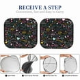 thumbnail image 6 of Fotbe I love you Mom 2-Piece Car Windshield Sun Shade | Sun Blocker for Car Windshield | Foldable Automotive Interior Accessories for Sun Protection-Small, 6 of 7