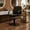 Black1 + PU + Foam, variant on ChenyueFurn Hydraulic Barber Chair, 360° Swivel Adjustable Height Salon Chair Holds up to 350 LBS,Black