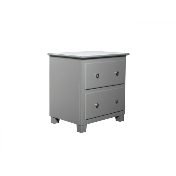 Atlantic 2 Drawer Night Stand in Multiple Colors