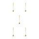 thumbnail image 3 of Matsuzay Cuchara agitadora de acero inoxidable, cucharas para palitos de vino, barra, herramienta de mezcla, agitador, accesorio para bebidas, Type2 NO2, 3 of 6