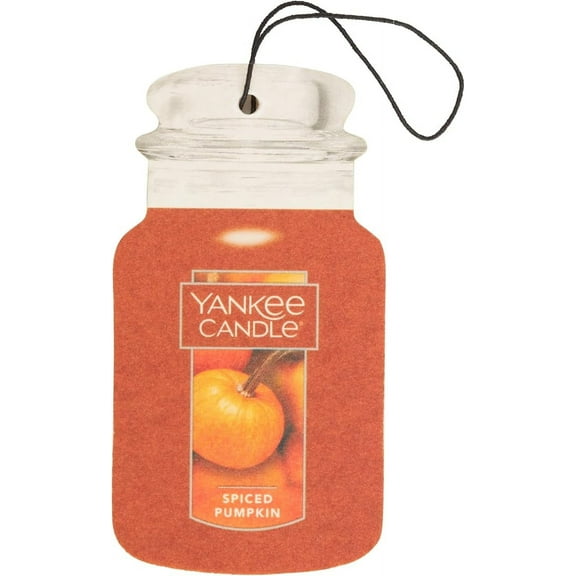 Yankee Candle Spiced Pumpkin Jar Car Air Freshener