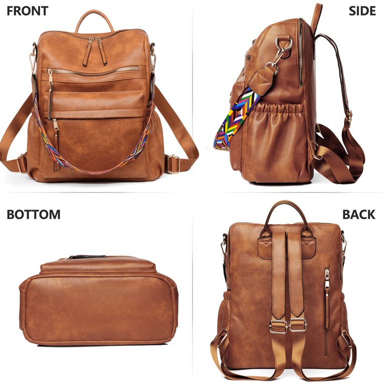 UUGEE Adults Bookbag: PU Leather Backpack Purse for Women  display picture 1