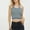 Blue, variant on Womens Tank Tops Casual Sevevn Womens Striped Halter Tops Cute Summer Slim Fit Sleeveless Open Back Camisole Crop Tops for Teens Y2k Trendy Tank Top