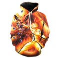 thumbnail image 1 of Naruto Anime Cartoon Hoodie Uzumaki Naruto Cosplay Akatsuki Uchiha Itachi Full-Size Sweatshirt 3D Printed Hooded Sweater Coat4XL(90-100kg) Gao Jinjia LED, 1 of 2