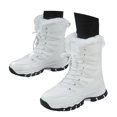 thumbnail image 3 of Women's Boots Winter Boots Insulated Lined Outdoor Cold Weather Thermal Comfortable Traction Sole, 3 of 8