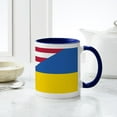 thumbnail image 6 of CafePress - American Support Towards Ukraine Mugs - 11 oz Ceramic Mug - Novelty Coffee Tea Cup, 6 of 6