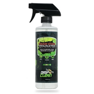 Tough Stain Terminator - Stain Remover Spray, All-In-One Upholstery Cleaner, Laundry Stain Remover, Carpet Stain Remover & Car Cleaning Solution - Grip Clean