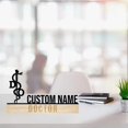 thumbnail image 3 of Handmadetneonsign Doctor Of Osteopathic Metal Nameplate, Doctor Desk Nameplate, Doctor Desk Name Plate Decor, 3 of 5