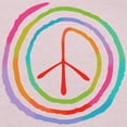 thumbnail image 3 of CafePress - Neon Spiral Peace Sign II Toddler T Shirt - Cute Toddler T-Shirt, 100% Cotton, 3 of 4