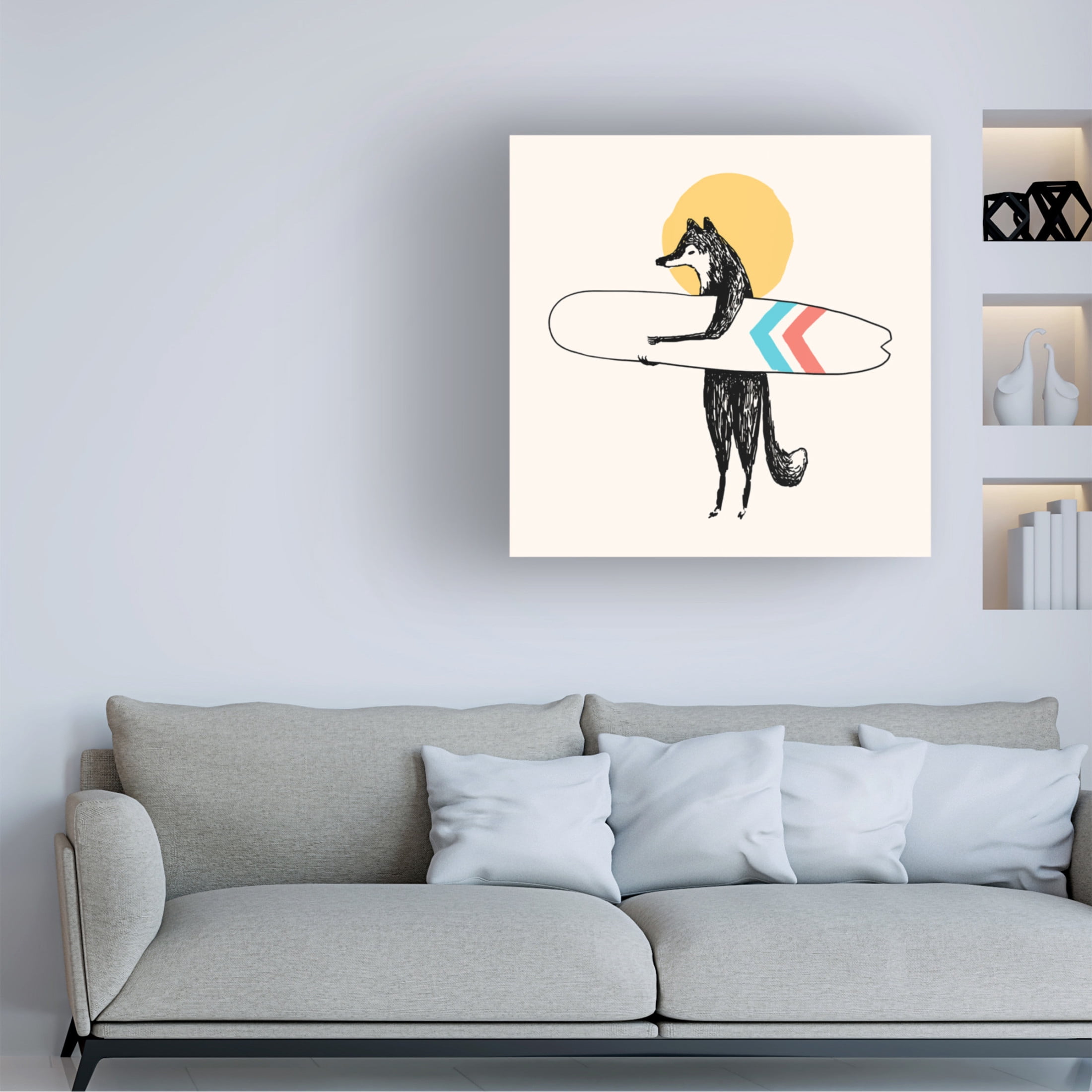 Trademark Fine Art Florent Bodart Here Comes the Sun Canvas Wall Art