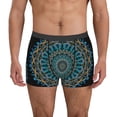 thumbnail image 4 of Wukai Mandala Print Men’s Underwear Breathable Boxer Briefs,&nbsp;Moisture Wicking & Breathable-Medium, 4 of 7