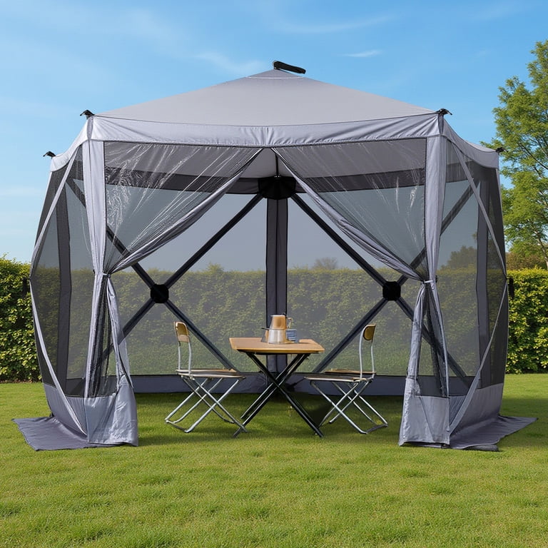 Ktaxon 10' x 10' Pop-up Canopy EZ-up Gazebo with Mosquito Netting