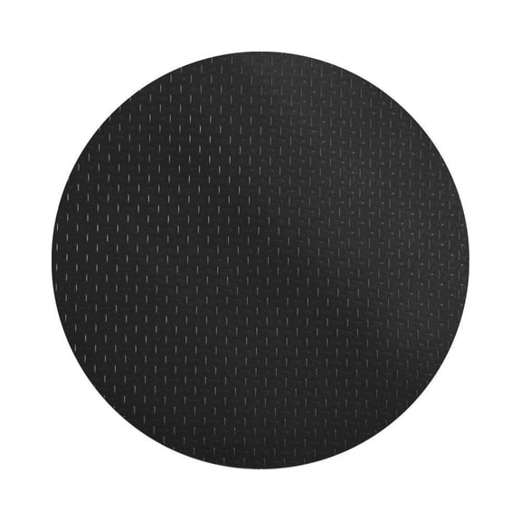 Resilia Round Under Grill Mat – 27" Diameter, Black