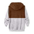thumbnail image 5 of Fuzzy Sherpa Jacket for Men Plush Fleece Long Sleeve Zip-up Hoodie Casual Warm Winter Cozy Jacket Coats Outdoor Fashion, 5 of 6