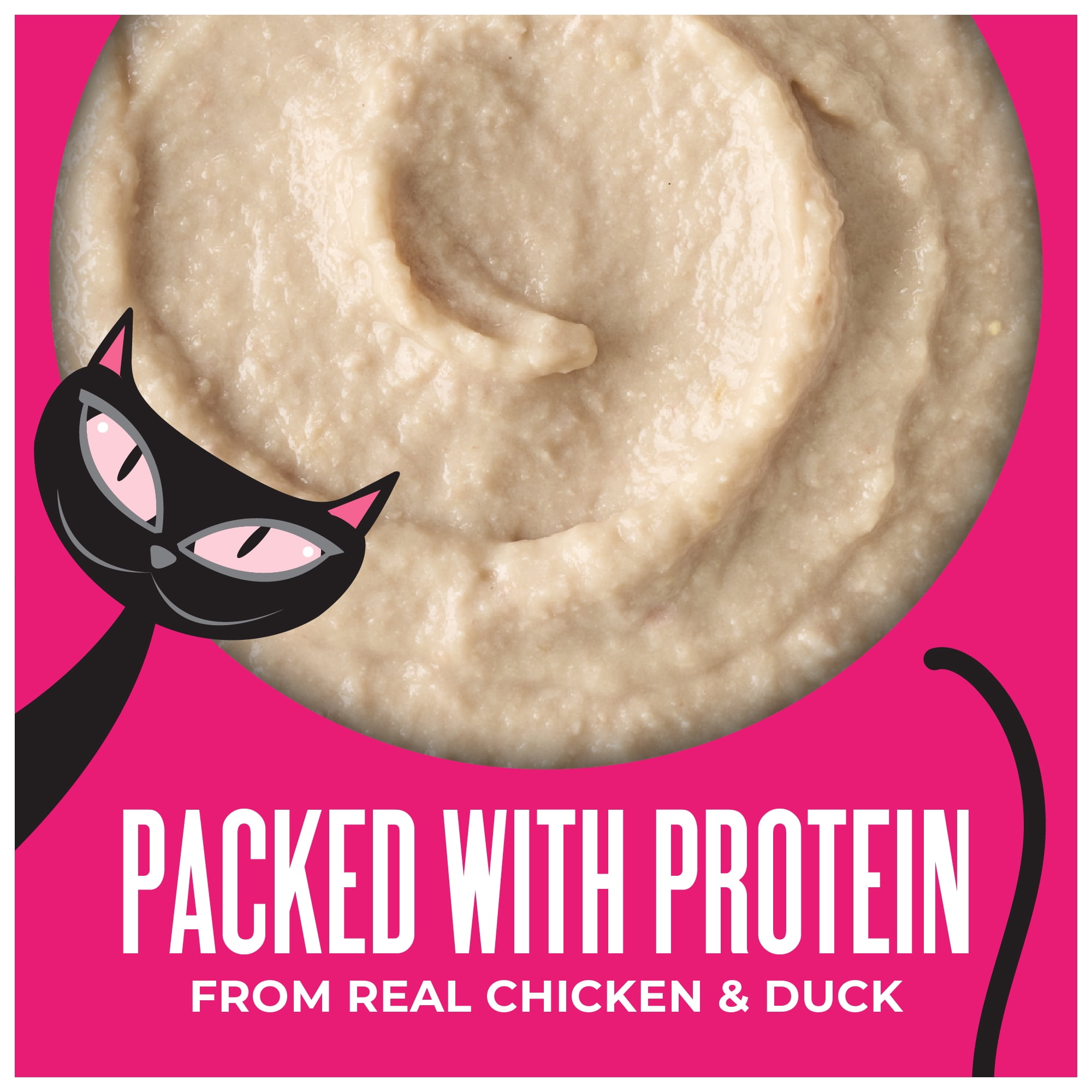 Tiki Cat Born Carnivore Wet Cat Food, Mousse, Chicken & Duck Recipe in Broth, 2.4 oz. Pouch