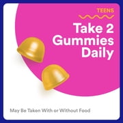 SmartyPants Teen Girl Multivitamin Gummies, Teen Vitamins with Biotin to Maintain Healthy Hair, Skin & Nails, Vitamins D3, B12 & Folate, 19 Nutrients, 60 Count