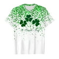 thumbnail image 4 of Toddler Girl Shirts 2t Kid St. Patrick's Day Short Sleeve Funny Irish Clover Pattys Loose Fit Comfort Sports T-Shirt T-Shirts To Big Kid 6-7 Years, 4 of 4