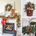 thumbnail image 2 of 5 uds. De bayas rojas artificiales de Navidad, ramas de cono de pino para Navidad, corona DIY para el hogar, decoraciones de regalo, adorno de árbol de Navidad 2024, 2 of 5