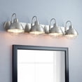 thumbnail image 2 of 3444-PN Millennium Lighting Neo-Industrial - 4 Light Bath Vanity-11.5 Inches Tall and 35.25 Inches Wide-Polished Nickel Finish, 2 of 2