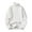 White, variant on Mens Sweater - Autumn Winter Solid Color High Neck Warm Knitted Sweater Jacket, Thick Knit Design, Cold Weather Daily Wear, Soft Wool Blend, Men's Clothing