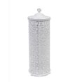 thumbnail image 1 of Taymor 02-D1096W Lace Three Roll Toilet Tissue Cylinder with Lid & Pull-Up Rod, 1 of 1