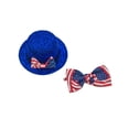 thumbnail image 2 of GFHFHITJ Independence Day Goose Clothes, 4th of July Clothes Fits 23" Geese | Red White And Blue Themed Gooses Accessories for Outdoor Garden Party Lawn Patio Garden Decoration, 2 of 6