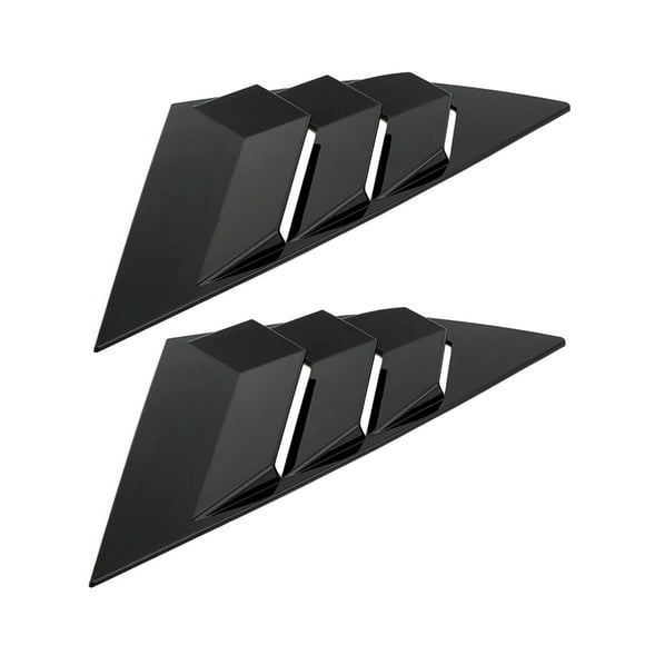 Rear Window Louvers Car Rear Window Blinds Side Tuyere Louvers Vent for Focus ST RS MK3 Hatchback