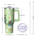 thumbnail image 3 of 1pc Goose 40oz Tumbler with Straw & Handle - Insulated Stainless Steel Cup | Holiday Gift for Man Women (Christmas, Valentine's, Birthday), 3 of 5