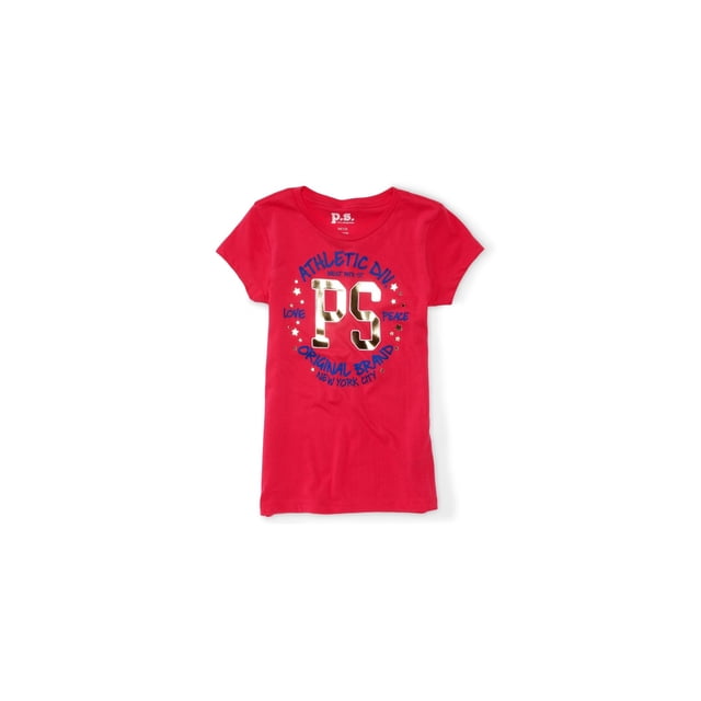 Aeropostale Girls West 34th St Camiseta gráfica, rosa, XS (7)
