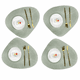 thumbnail image 1 of Manteles individuales de cuero y posavasos, manteles individuales lavables redondos de doble cara antideslizantes de bolsillo de cuero mantel individual de encaje de cuero, 1 of 5