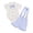 F269-Blue, variant on FYDUU Baby Boy Clothes Suit Boys Summer Short Sleeve Dress Shirt Romper Striped Suspenders Shorts Bowtie Toddler Casual Formal Outfit,9-12 Months