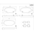 thumbnail image 1 of Balatas Uso Severo DYNAMIK 2012 A 2013 Dodge L6 3.6L Trasero, 1 of 4