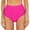 Hot Pink, variant on THDHVS Bikini Bottoms,Swim Shorts Women,Solid Color Swim Shorts StretchComfortable for Beach or Swimming White