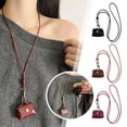 thumbnail image 2 of Small Bag Necklace Vintage Leather Coin Purse Bag V9A9 F7X6 R9B5 C9N5, 2 of 8