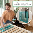 thumbnail image 3 of Ingenuity The Doorway 36S Series Custom Collection Pet and Baby Gate, Natural Wood Ready for Paint or Stain, Openings from 30-36" Wide, Ages 6-24 Months, 3 of 14