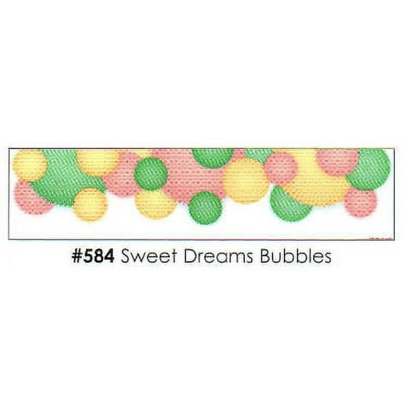 Sweet Dreams Bubbles 3 Strips Edible Frosting Photo Cake Border Decoration