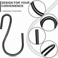 thumbnail image 3 of 120 Pack 1-Inch Mini S-Hooks, Metal Decorative Hooks for Hanging and Organizing, 3 of 5