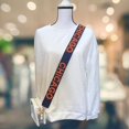 thumbnail image 5 of Lashicorn Chicago Navy Blue Beaded Purse Strap Orange Letters 49 Pro Football Stadium Approved Clear Bag Bear Gold Hardware Sports Illinois, 5 of 5