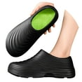 thumbnail image 3 of Mens Slippers,Unisex Garden Clogs Non Work Shoes Arch Support for Restaurant Chef Nursing Wear,Slippers for Men,Black,8, 3 of 9