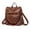 Brown, variant on Back to school Saving!Fnyoxu Backpack Purse for Women Leather Fashion Theft Handbags and Shoulder Bag Travel Bags(Brown)