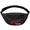 Black, variant on DARE Retro Fanny Pack with Adjustable Belt 2 Zippered Pockets Neon Hip Pack