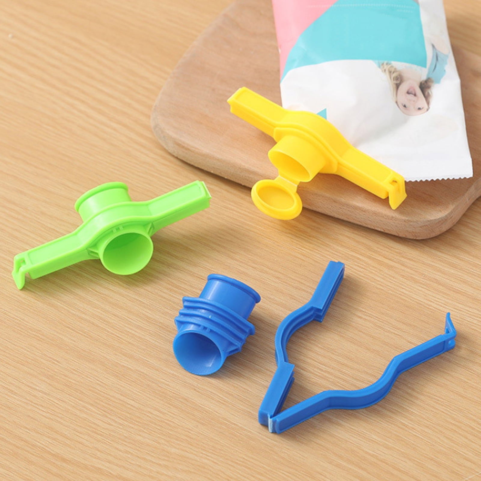 4/6 PCS Bag Clips With Pour Spout - Food Storage Sealing Clips For Kitchen Organization - View #13