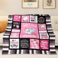 thumbnail image 2 of Happy Birthday Blanket Birthday Gifts for Women - Happy Birthday to You 50" X 60" Soft Throw Blanket - Happy Birthday Gifts for Woman Girl Birthday Gift Ideas, 2 of 5