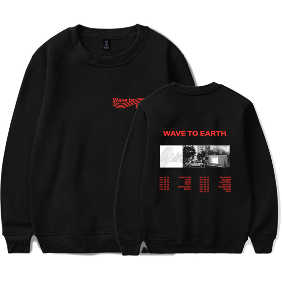 Wave To Earth Sweatshirts 2024 Tour Merch Men Women Fashion Tracksuits Unisex Trend Long Sleeve Thin Sweaters