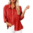 thumbnail image 1 of Cardigans informales con bolsillos para mujer: versátiles para primavera/verano/otoño, fáciles de cuidar, corte holgado, 1 of 4