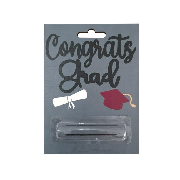 Tarjeta de felicitaciones de graduación Felicitaciones Tarjetas de dinero de felicitación para Gris